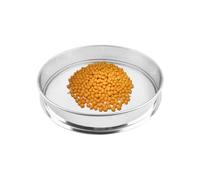 NAKUL Setaccio Micron,Setaccio di Prova,setaccio per Farina,Colino in Acciaio Inox,seive a Maglia fine Rotondo,per Cottura,Cucina,Laboratorio, Diametro 40 cm