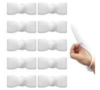 Nakutita Confezione da 10 Protettori per Dita Leggeri E Bianchi, Protezione per Dita Bendaggio per Dita per Immobilizzare le Dita E Proteggere Le Ferite