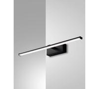 Fabas Luce Applique LED Nala, nera, larghezza 50 cm Fabas Luce