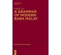 Nala H. Lee A Grammar of Modern Baba Malay (Copertina rigida)