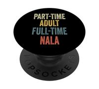 NALA Personalized Retro Girls Part-Time NALA Name PopSockets PopGrip Adesivo