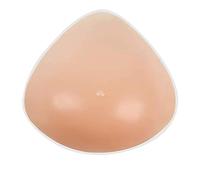 NALANY Protesi al Seno 100-600g/Pezzo Super Morbido Mammarie in Silicone Autoadesivo Triangolo Forma del Seni per Mastectomia Crossdresser, Transgender, Travestiti(400g/Piece, Nude)