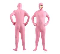NaLatia Costume da uomo per Halloween e Carnevale Lorax, unisex, per tutto il corpo, Slenderman Greenscreen Suit Arancio Carnevale Cosplay Tuta intera