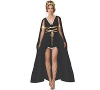 NaLatia Costume Halloween Donna - Costume da donna per cosplay, per la dea dei romani antichi, Halloween, fast notte, feste regina, abbigliamento da festa