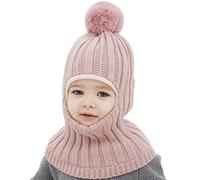 NaLatia Passamontagna Bambino-Bambini Cappello Inverno Caldo Cappello Tre Uno con Maschera per Le Orecchie Sciarpa Antivento Traspirante