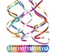 Naler Nastri Colorati per Feste 16pcs Nastro per Pacchi Regalo,Ribbon per Bomboniere