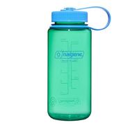 Nalgene Borraccia leggera in Tritan senza BPA, infrangibile, per escursioni, palestra, 473 ml, imboccatura larga, verde pastello