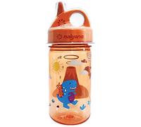 Nalgene Borraccia unisex con impugnatura antiscivolo per bambini, 0,35 litri, colore: arancione vulcano