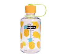 Nalgene Sustain Tritan Borraccia senza BPA realizzata con materiale derivato dal 50% di rifiuti di plastica, 453,6 g, bocca stretta, ananas