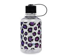 Nalgene Sustain Tritan - Borraccia senza BPA, realizzata con materiale derivato dal 50% di rifiuti di plastica, 473 ml, bocca stretta, ghepardo arcobaleno
