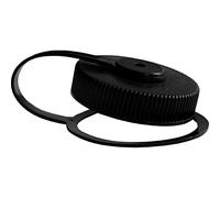 Nalgene - Tappo di ricambio per flaconi ad anello con bocca larga, Nero, 63 mm