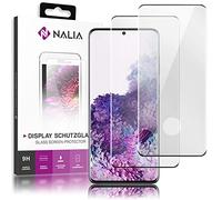 NALIA (2x Screen Protector compatibile con Samsung Galaxy S20 Vetro Temperato, 9H Pellicola Protettiva Full-Cover Schermo Copertura Completa, Tempered Glass Anti-Scratch Display Protezione Integrale
