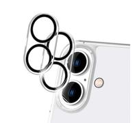 NALIA 2x Vetro di Protezione della Fotocamera compatibile con iPhone 16 Plus Vetro, Trasparente Copertura Pellicola Protettiva Protettiva 9H Vetro Temperato per Lente, Protezione Sottile Antigraffio