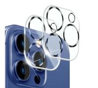 NALIA 2x Vetro di Protezione della Fotocamera compatibile con iPhone 16 Pro Vetro, Trasparente Copertura Pellicola Protettiva Protettiva 9H Vetro Temperato per Lente, Protezione Sottile Antigraffio