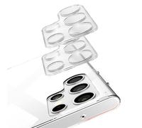 NALIA 2x Vetro Protettivo della Fotocamera compatibile con Samsung Galaxy S24 Ultra Vetro, Trasparente Pellicola Protettiva Vetro Temperato, Protezione Sottile dell'Obiettivo Antigraffio Duro