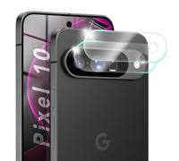 NALIA 2x Vetro Temperato Fotocamera per Google Pixel 10, Trasparente | Durezza 9H contro i graffi, Nessun velo grigio con il flash, Compatibile con molte custodie, Adesione completa