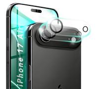 NALIA 2x Vetro Temperato Fotocamera per iPhone 17 Air, Trasparente | Durezza 9H contro i graffi, Nessun velo grigio con il flash, Compatibile con molte custodie, Adesione completa