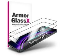 NALIA 2x Vetro Temperato per Samsung Galaxy A57 - Anelli, Trasparente | Aderenza Perfetta & Case Friendly, Importante - Scansione Impronte, Eroe Invisibile, Durezza Estrema, ARMORGLASSX