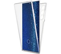 NALIA 360-Gradi Cover Chiaro compatibile con Samsung Galaxy S22 Ultra Custodia, Trasparente Anti-Giallo Resistente Guscio Integrale, Fronte e Retro Copertura Hardcase & Silicone & Protezione Schermo
