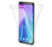 NALIA 360 Gradi Cover compatibile con Samsung Galaxy S9, Totale Custodia Protezione, Silicone Trasparente Sottile Full-Body Case, Protettiva Morbido Bumper Telefono Guscio, Colore:Trasparente
