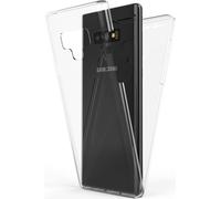 NALIA 360 gradi custodia del telefono cellulare per Samsung Galaxy Note 9, Full Cover Case Bumper trasparente