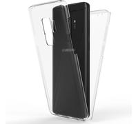 NALIA 360 gradi custodia del telefono cellulare per Samsung Galaxy S9 Plus, copertura completa tutto tondo caso trasparente