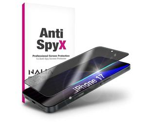 NALIA AntiSpyX per iPhone 17 Vetro Protezione Privacy Discreta, Nero