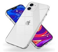 NALIA Chiaro Cover compatibile con iPhone 12 / iPhone 12 Pro Custodia, Trasparente Copertura Rigida Antigraffio & Silicone Bumper, Cristallo Sottile Case Telefono Cellulare Protezione Skin Resistente