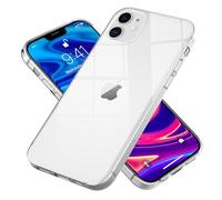 NALIA Chiaro Cover compatibile con iPhone 12 / iPhone 12 Pro Custodia, Trasparente Sottile Cristallo Silicone Gomma Copertura Protettiva, Crystal Clear Case Resistente Antiurto Guscio Rugged Bumper