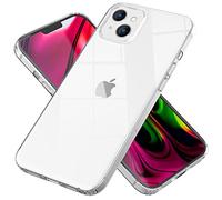 NALIA Chiaro Cover compatibile con iPhone 14 Custodia, Trasparente Anti-Giallo Copertura Rigida Antigraffio & Silicone Bumper, Cristallo Sottile Case Telefono Cellulare Protezione Skin Guscio Crystal