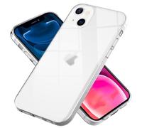 NALIA Chiaro Silicone Cover compatibile con iPhone 13 Mini Custodia, Trasparente Anti-Giallo Sottile Cristallo Gomma Copertura Protettiva, Crystal Clear Case Resistente Morbido Antiurto Guscio Bumper