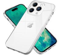 NALIA Chiaro Silicone Cover compatibile con iPhone 14 Pro Custodia, Trasparente Anti-Giallo Sottile Cristallo Gomma Copertura Protettiva, Crystal Clear Case Resistente Morbido Antiurto Guscio Bumper