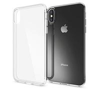 NALIA Cover Protettiva compatibile con Apple iPhone XS Max Custodia, Sottile Cristallo Chiaro Silicone Gomma Gel Copertura, Crystal Clear Case Morbido Antiurto Skin Guscio Bumper Bordi - Trasparente