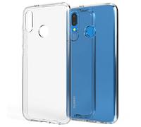 NALIA Cover Protettiva compatibile con Huawei P20 Lite Custodia, Sottile Cristallo Chiaro Silicone Gomma Gel Copertura, Crystal Clear Case Morbido Antiurto Skin Guscio Bumper Cellulare - Trasparente