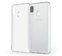 NALIA Cover Protettiva compatibile con Samsung Galaxy A40 Custodia, Sottile Cristallo Chiaro Silicone Gomma Gel Copertura, Crystal Clear Case Morbido Antiurto Skin Guscio Bumper Guscio - Trasparente