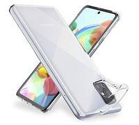 NALIA Cover Protettiva compatibile con Samsung Galaxy A51 Custodia, Sottile Cristallo Chiaro Silicone Gomma Gel Copertura, Crystal Clear Case Morbido Antiurto Skin Bordi Bumper Guscio - Trasparente