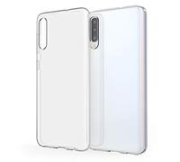 NALIA Cover Protettiva compatibile con Samsung Galaxy A70 Custodia, Sottile Cristallo Chiaro Silicone Gomma Gel Copertura, Crystal Clear Case Morbido Antiurto Skin Guscio Bumper Bordi - Trasparente
