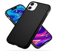 NALIA Cover Rigida compatibile con iPhone 12 / iPhone 12 Pro Custodia, Slim Hardcase Finitura Opaca Sottile Protettiva, Case Bumper Telefono Cellulare Protezione Copertura, Colore:Nero