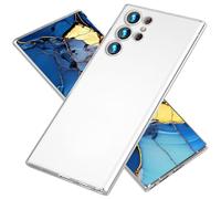 NALIA Cover Rigida Extra Sottile compatibile con Samsung Galaxy S24 Ultra Custodia, 0,3mm Ultra-Slim Case, Copertura Protettiva Opaca Anti-Impronta Digitale Antiscivolo (Bianco Trasparente)