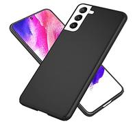 NALIA Cover Ultra-Sottile compatibile con Samsung Galaxy S21 FE Custodia, 0,5mm Slim Case Rigida Opaca Leggera Anti-Impronta Digitale, Antiurto Telefono Cellulare Protezione, Colore:Nero