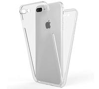 NALIA Custodia 360° per iPhone 7 Plus / 8 Plus - Protezione Totale - 360GUARD (Cover Fronte Retro) - Marchio Tedesco, Colore:Trasparente