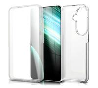 NALIA Custodia 360° per Samsung Galaxy A37, 360GUARD Cover | Retro Cristallino, Display & Impronta