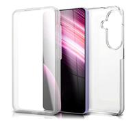 NALIA Custodia 360° per Samsung Galaxy A57, 360GUARD Cover | Retro Cristallino, Display & Impronta