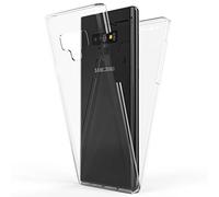 NALIA Custodia 360° per Samsung Galaxy Note 9, 360GUARD - Cover, Chiaro | Display Brillante, Retro Cristallino