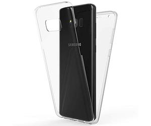 NALIA Custodia 360° per Samsung Galaxy S8 Plus, 360GUARD - Cover, Chiaro | Display Brillante, Retro Cristallino