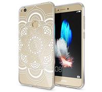 NALIA Custodia compatibile con Huawei P8 Lite 2017, Cover Protezione Silicone Trasparente Sottile Case, Gomma Morbido Ultra-Slim Protettiva Telefono Bumper Guscio, Designs:Pattern Flowers