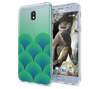 NALIA Custodia compatibile con Samsung Galaxy J5 2017 (EU-Model), Motivo Cover Protezione Silicone Trasparente Sottile Case, Morbido Ultra-Slim Protettiva Bumper Guscio, Designs:Green Forest