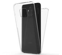 NALIA Custodia Integrale compatibile con Huawei Mate20 Pro, Fronte & Retro Cover Protettiva con Vetro Temperato, Sottile Grip Bumper Ultra-Slim Telefono Case Cellulare Protezione, Colore:Trasparente