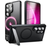 NALIA Custodia Magnetica Rigida Opaca per Samsung Galaxy S26 Ultra - Compatibile MagSafe & Supporto - TRITON (Cover Antiurto e Anti-Giallo) - Marchio Tedesco, Colore:Nero Basalto