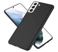 NALIA Custodia Rigida per Samsung Galaxy S21 - Opaca & 0.3mm Ultra Sottile - PHANTOM (Cover Sottilissima & Protezione Fotocamera Totale) - Marchio Tedesco, Colore:Nero Opaco